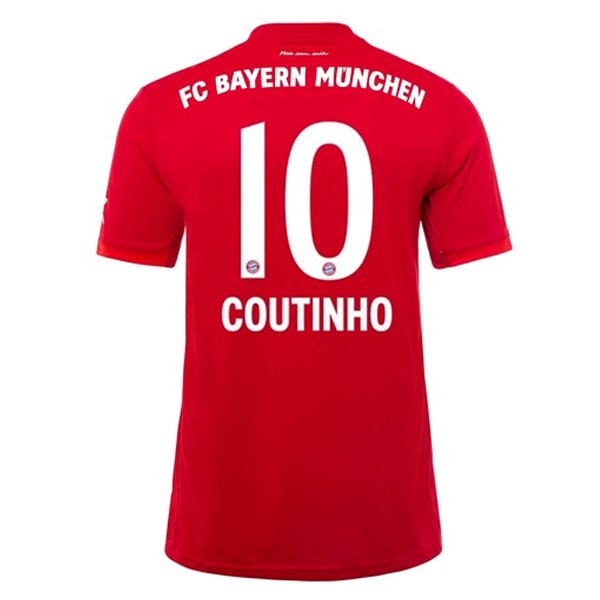 Camiseta Bayern Munich NO.10 Coutinho 1ª 2019/20 Rojo